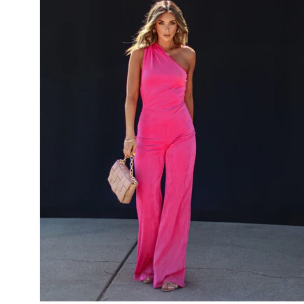 SKYLAR ROSE jumpsuit hot pink